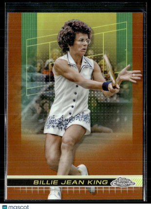 2024 TOPPS CHROME TENNIS CLAY COURT 184 Billie Jean King