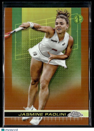 2024 TOPPS CHROME TENNIS CLAY COURT 192 Jasmine Paolini