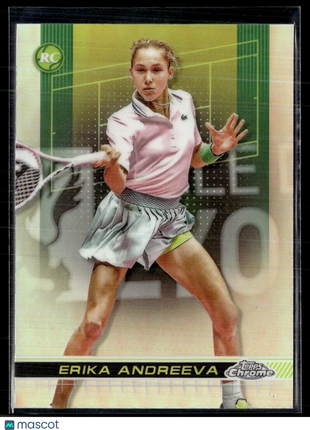 2024 TOPPS CHROME TENNIS REFRACTOR 24 Erika Andreeva