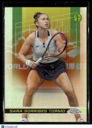 2024 TOPPS CHROME TENNIS REFRACTOR 107 Sara Sorribes Tormo