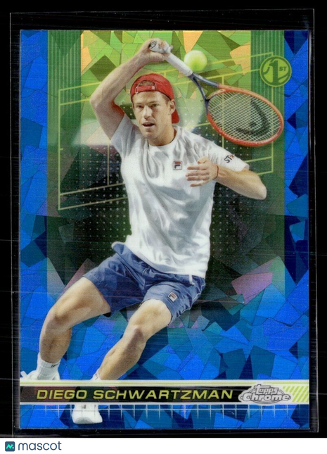 2024 TOPPS CHROME TENNIS SAPPHIRE 124 Diego Schwartzman