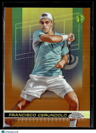2024 TOPPS CHROME TENNIS CLAY COURT 105 Francisco Cerundolo