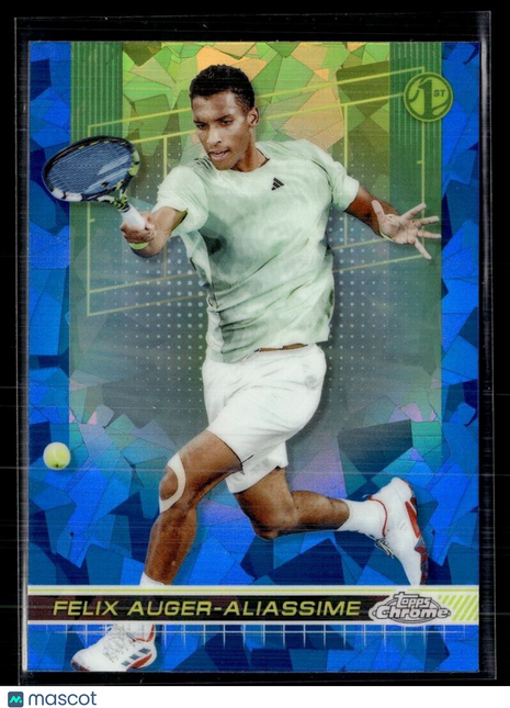 2024 TOPPS CHROME TENNIS SAPPHIRE 127 Felix Auger-Aliassime
