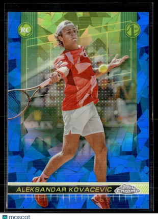 2024 TOPPS CHROME TENNIS SAPPHIRE 138 Aleksandar Kovacevic