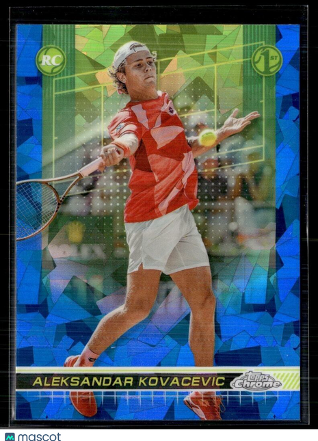 2024 TOPPS CHROME TENNIS SAPPHIRE 138 Aleksandar Kovacevic