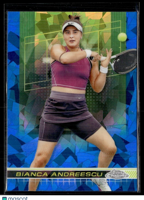 2024 TOPPS CHROME TENNIS SAPPHIRE 121 Bianca Andreescu