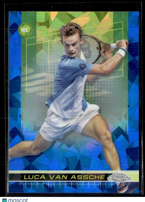 2024 TOPPS CHROME TENNIS SAPPHIRE 122 Luca Van Assche