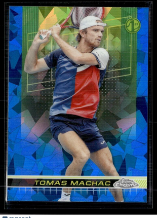 2024 TOPPS CHROME TENNIS SAPPHIRE 110 Tomas Machac