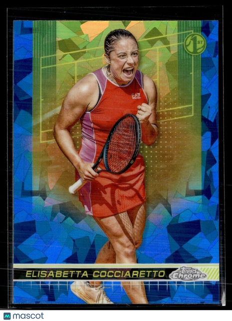 2024 TOPPS CHROME TENNIS SAPPHIRE 117 Elisabetta Cocciaretto