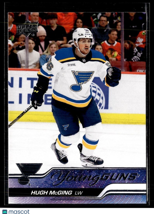 2023-24 UPPER DECK SERIES 2 YOUNG GUNS HUGH MCGING BLUES