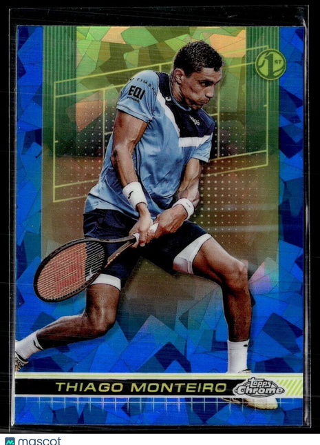 2024 TOPPS CHROME TENNIS SAPPHIRE 36 Thiago Monteiro