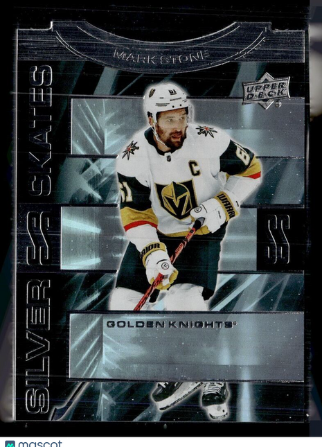 2023-24 UPPER DECK EXTENDED SERIES SILVER SKATES MARK STONE GOLDEN KNIGHTS