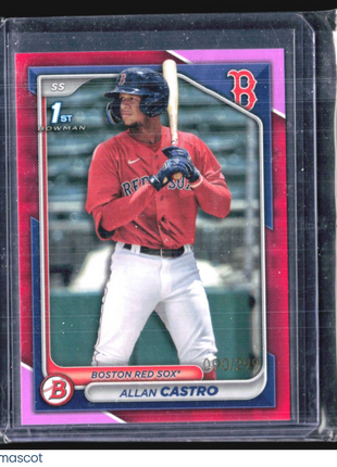 2024 Bowman - Prospects #BP-14 Allan Castro (RC) Pink /299