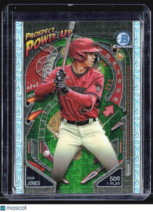 2024 Bowman - Prospect Power-Up #PP-4 Druw Jones (RC) mojo