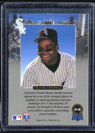 1993 Leaf Strength Frank Thomas #8