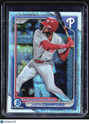 2024 Bowman - Chrome Prospects #BCP-17 Justin Crawford (RC) Mega Box Mojo