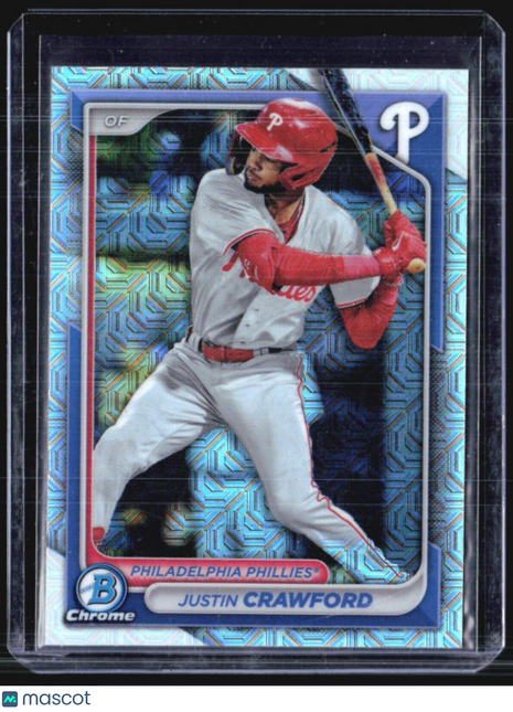 2024 Bowman - Chrome Prospects #BCP-17 Justin Crawford (RC) Mega Box Mojo