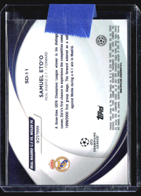 2024 Topps Chrome UEFA Samuel Eto'o Starball Debut #SD-11