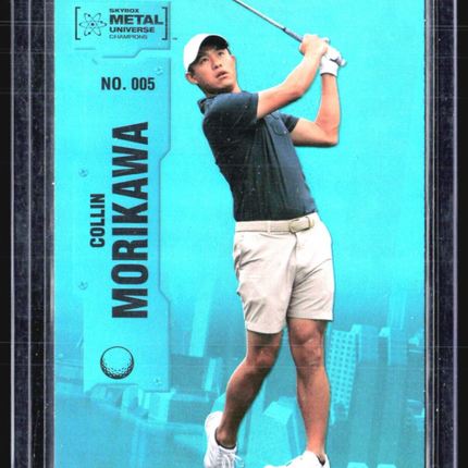 2022 UD Metal Universe Collin Morikawa Platinum #005