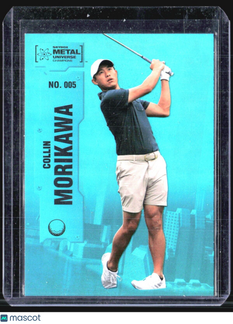 2022 UD Metal Universe Collin Morikawa Platinum #005