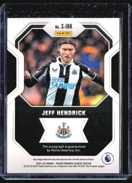 2021-22 Panini Prizm Premier League - Signatures #S-JHK Jeff Hendrick Auto