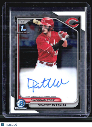 2024 Bowman Chrome - Prospect Autograph #CPA-DPI Dominic Pitelli (AU, RC)