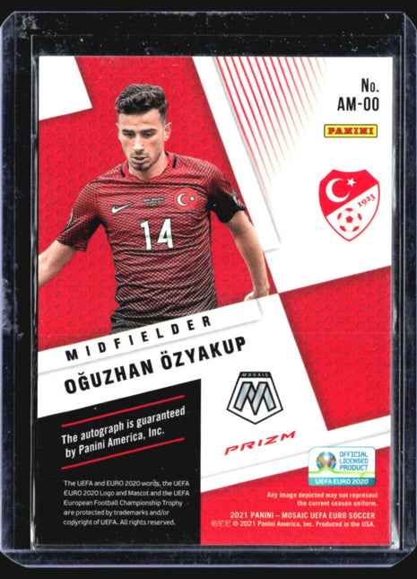 2021 Panini Mosaic UEFA Oguzhan Ozyakup Auto #AM-OO