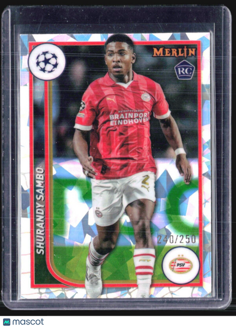 2023-24 Topps Merlin UEFA Club Competitions - #98 Shurandy Sambo (RC) /250