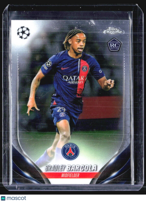 2023-24 Topps UEFA Club Competitions - #69 Bradley Barcola (RC)