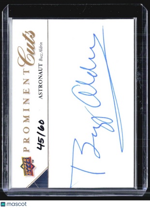2009 UD Prominent Cuts Buzz Aldrin Cut Auto /60 #PC-BUZZ