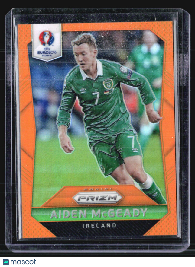 2016 Panini Prizm UEFA Euro Aiden McGeady Orange Prizm /20 #223