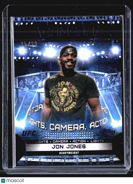 2024 Topps UFC Knockout Jon Jones Camera Purple /99 #CAM-20