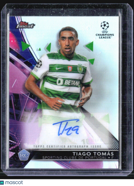 2021-22 Topps Finest UCL - Autographs #BA-TT Tiago Tomas Rc Auto