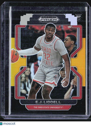 2022-23 Panini Prizm Draft Picks - #74 E.J. Liddell (RC) Black Gold /5