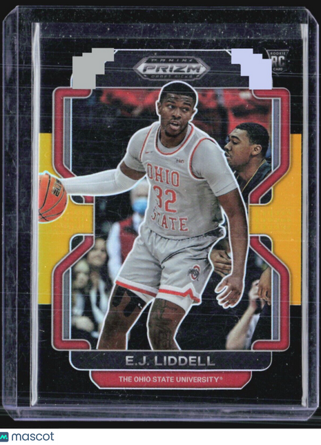 2022-23 Panini Prizm Draft Picks - #74 E.J. Liddell (RC) Black Gold /5