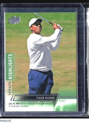 2022 Upper Deck Tiger Woods Season Highlights #78