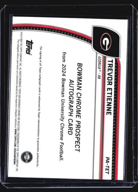 2024 Bowman Chrome U Trevor Etienne Auto #PA-TET