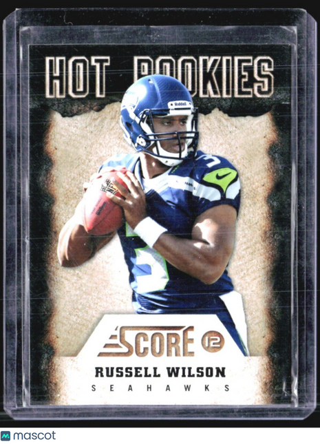 2012 Score Russell Wilson #22 Hot Rookies