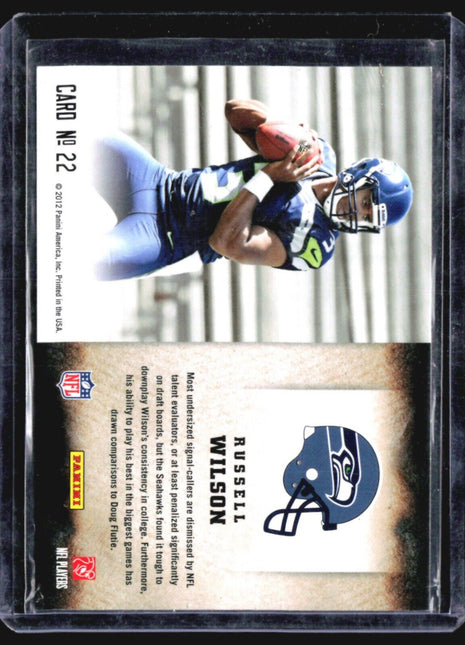 2012 Score Russell Wilson #22 Hot Rookies