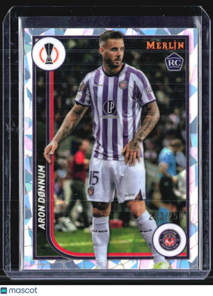 2023-24 Topps Merlin UEFA Club Competitions - #133 Aron Donnum (RC) /250