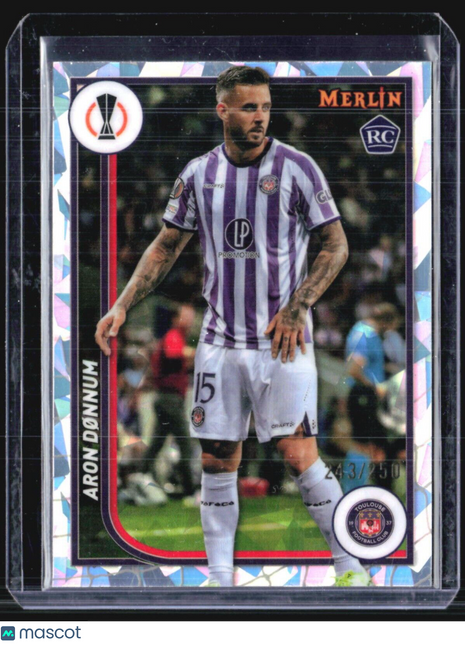 2023-24 Topps Merlin UEFA Club Competitions - #133 Aron Donnum (RC) /250