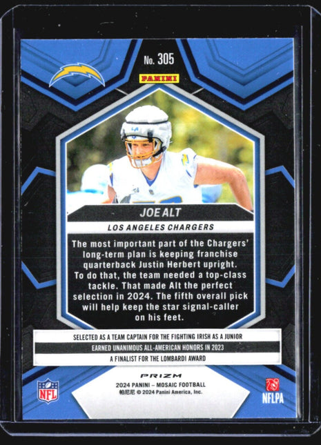 2024 Panini Mosaic Joe Alt Green Prizm Rc #305