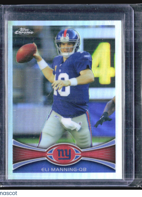 2012 Topps Chrome - #103 Eli Manning Refractor