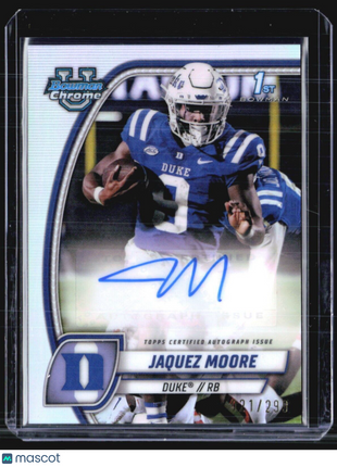 2024 Bowman Chrome U Jaquez Moore 1st Refractor Auto #PA-JMO