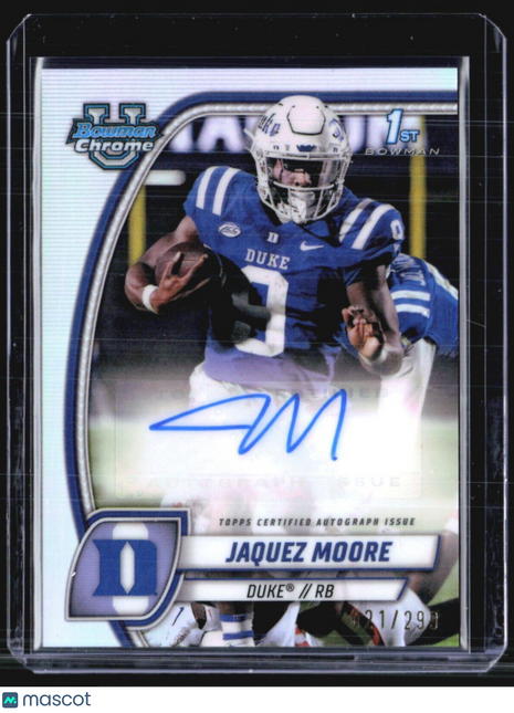 2024 Bowman Chrome U Jaquez Moore 1st Refractor Auto #PA-JMO