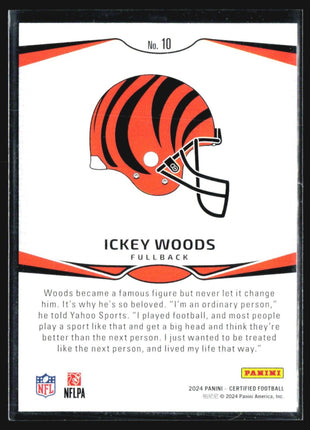 2024 Panini Certified Ickey Woods Immortals #10