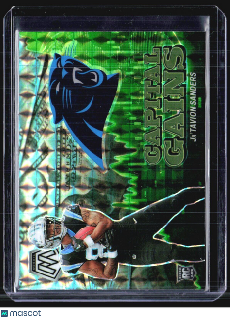 2024 Panini Mosaic Ja'Tavion Sanders Capital Gains Silver #14