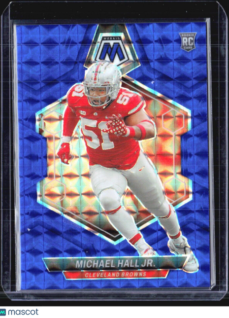 2024 Panini Mosaic Michael Hall Blue Prizm Rc /99 #352