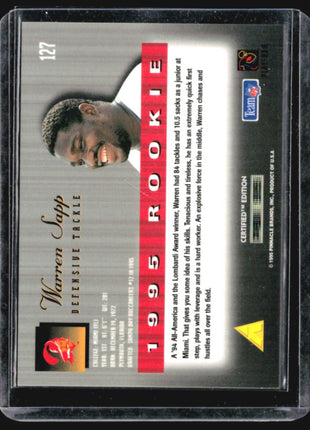 1995 Select Certified Edition - #127 Warren Sapp (RC)