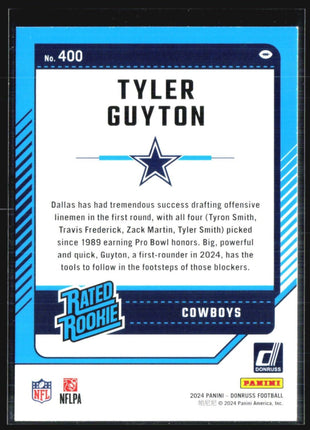 2024 Donruss Tyler Guyton Rated Rookie #400